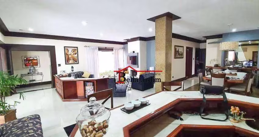 Casa com 3 dormitórios para alugar, 384 m² - vila bastos - santo andré/sp