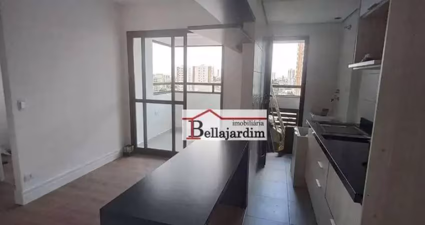 Apartamento com 2 dormitórios para alugar, 38 m² - bairro campestre - santo andré/sp
