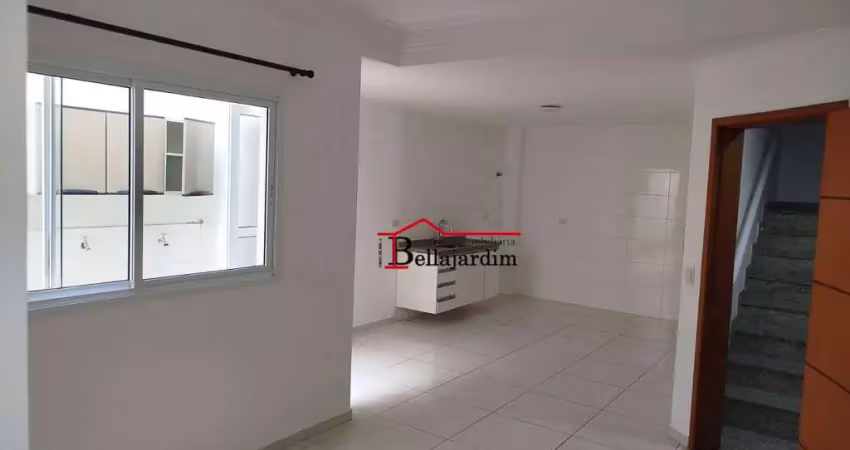 Apartamento com 2 dormitórios à venda, 67 m² - vila assunção - santo andré/sp