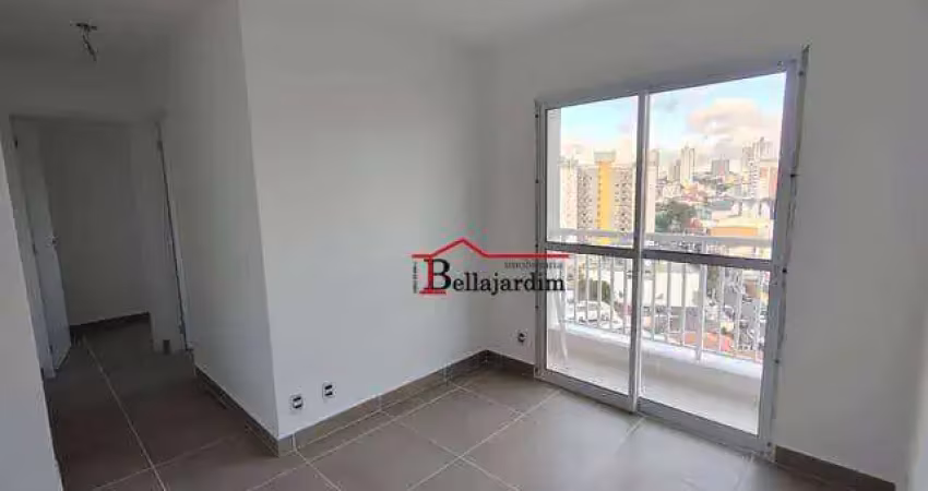 Apartamento com 2 dormitórios para alugar, 50 m² - parque das nações - santo andré/sp