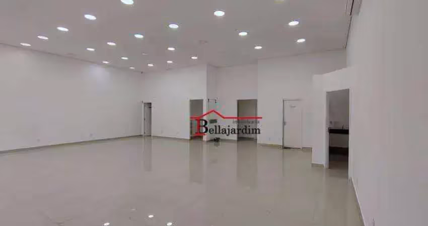 Salão para alugar, 169 m² - santa maria - santo andré/sp
