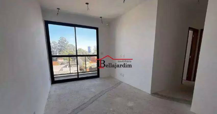 Apartamento com 2 dormitórios à venda, 59 m²- vila alpina - santo andré/sp