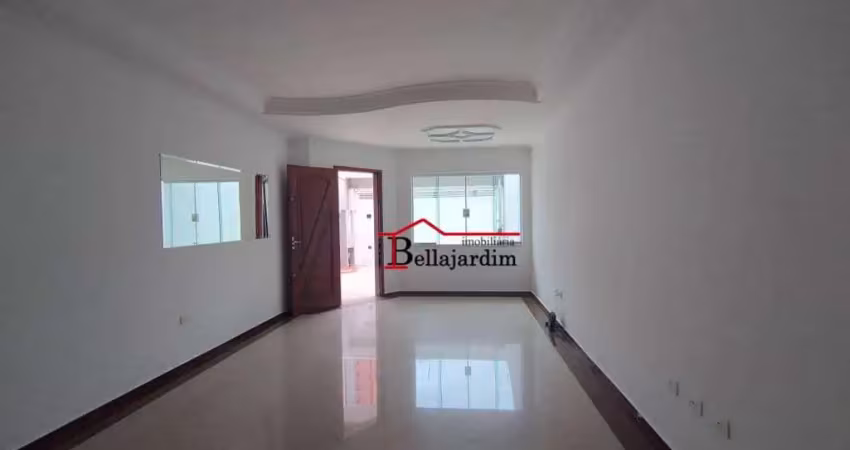 Sobrado com 3 dormitórios para alugar, 134 m² - bairro jardim - santo andré/sp