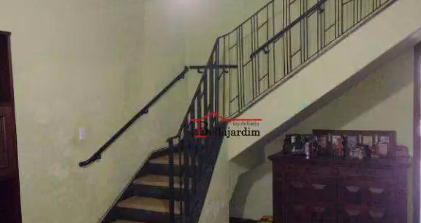 Sobrado com 3 dormitórios à venda, 176 m² - casa branca - santo andré/sp