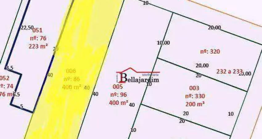 Terreno à venda, 400m² - bairro paraíso - santo andré/sp