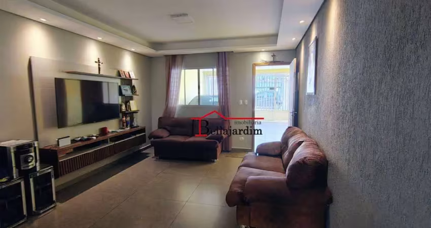 Sobrado com 3 dormitórios à venda, 172 m² - bairro parque novo oratório - santo andré/sp