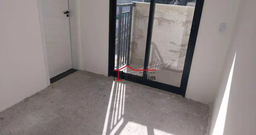 Apartamento com 2 dormitórios à venda, 37m² - bairro campestre - santo andré/sp