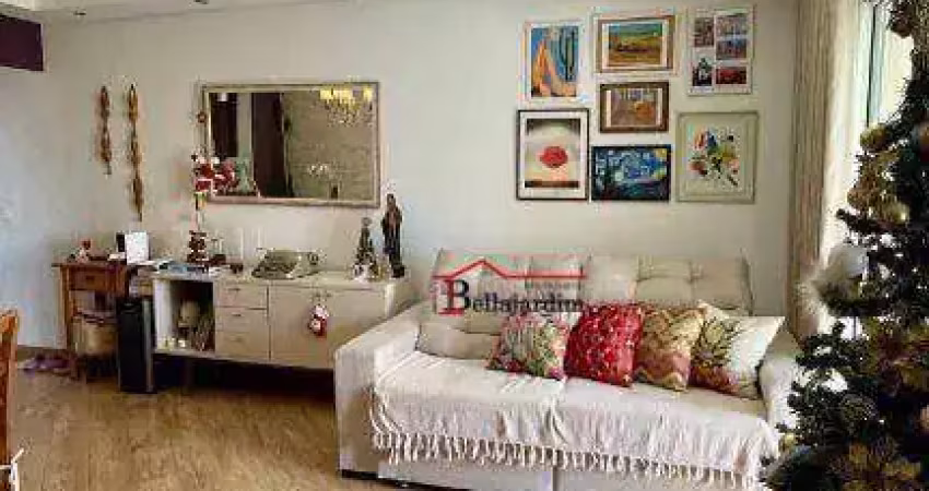 Apartamento com 2 dormitórios à venda, 77m² - bairro campestre - santo andré/sp