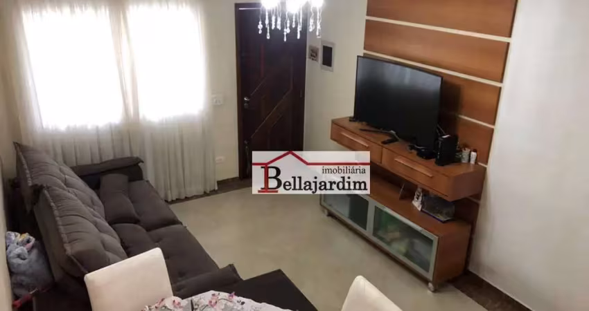 Sobrado com 2 dormitórios à venda, 148m²  -bairro vila alzira - santo andré/sp