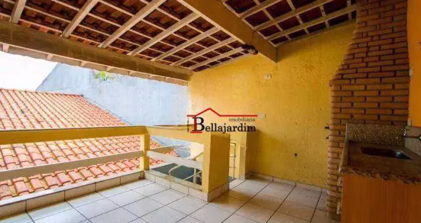 Sobrado com 3 dormitórios,178m² - venda por r$ 530.000 ou aluguel - bairro jardim las vegas - santo andré/sp