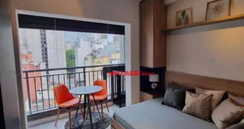 Apartamento com 1 dormitório para alugar, 23 m² por r$ 2.600,00/mês - república - são paulo/sp