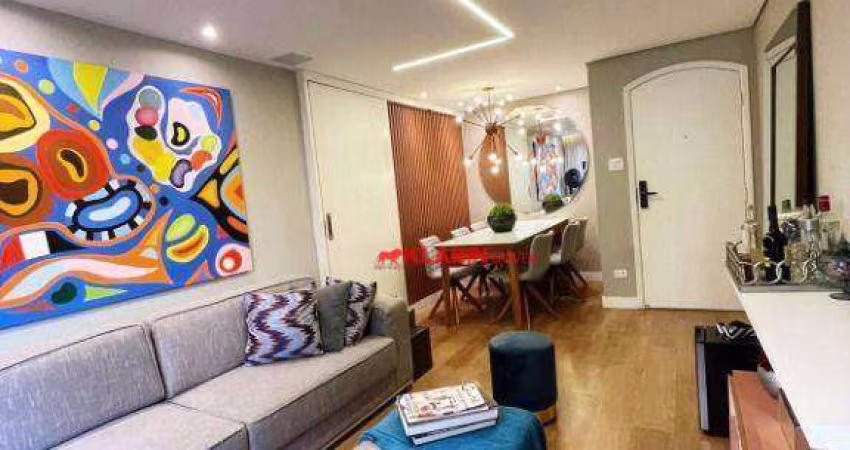 ##-Apartamento com 3 dormitórios e 4 banheiros à venda, 110 m² por R$ 1.500.000 - Planalto Paulista -