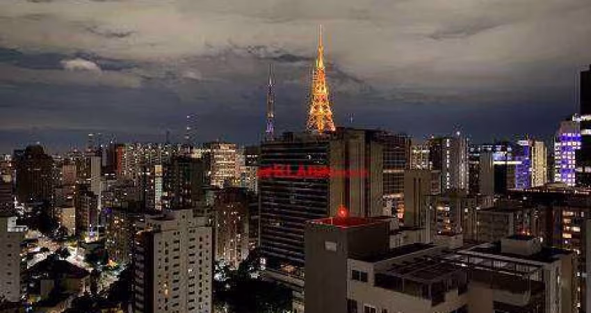 #- APARTAMENTO REFORMADO - 3 DORMITÓRIOS, 2 SUITES, 113 M2, ANDAR ALTO, LINDA VISTA PANORÂMICA AV. PAULISTA - JARDIM PAULISTA.