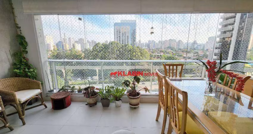 ##-Apartamento com 3 dormitórios e 3 banheiros à venda, 92 m² por R$ 1.680.000 - Brooklin -