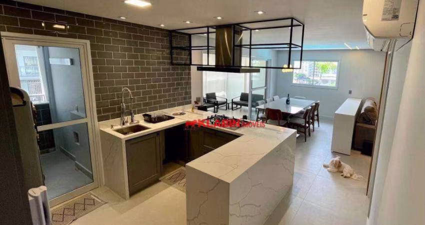 Brooklin,  Novo e moderno, 2 suítes,  varanda gourmet, 2 vagas