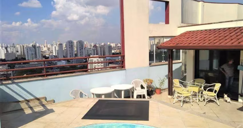 Cobertura com 3 dormitórios à venda, 206 m² - vila monumento - são paulo/sp