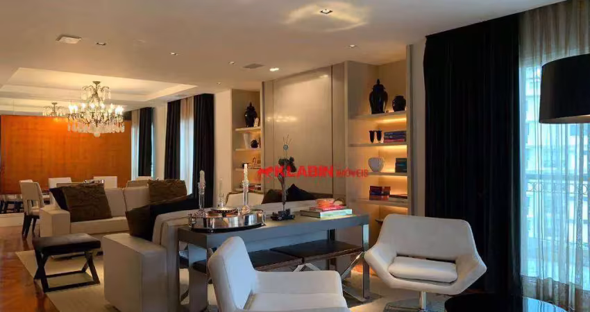 Apartamento de 3 quartos sendo 3 suítes + escritório com 4 vagas de garagem em andar alto com vista panorâmica - 238m² de área útil - chácara klabin
