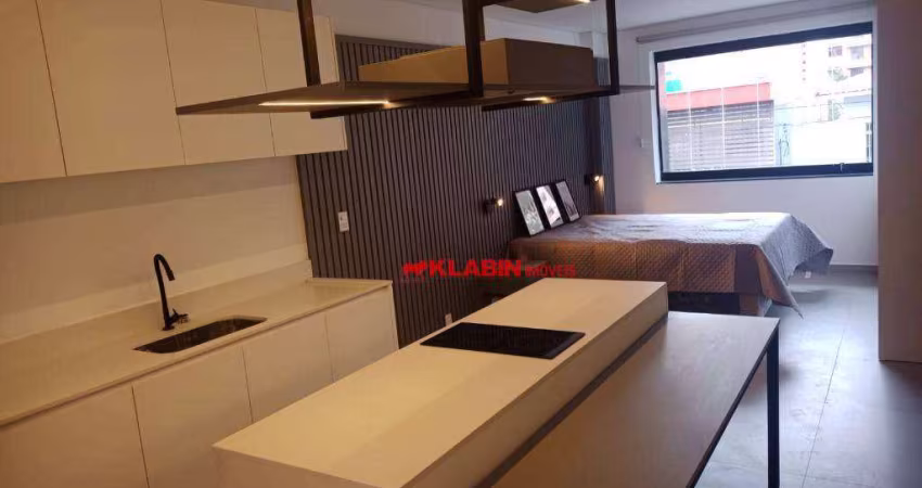 Studio com 1 dormitório para alugar, 34 m² por R$ 4.500,00/mês - Moema - São Paulo/SP