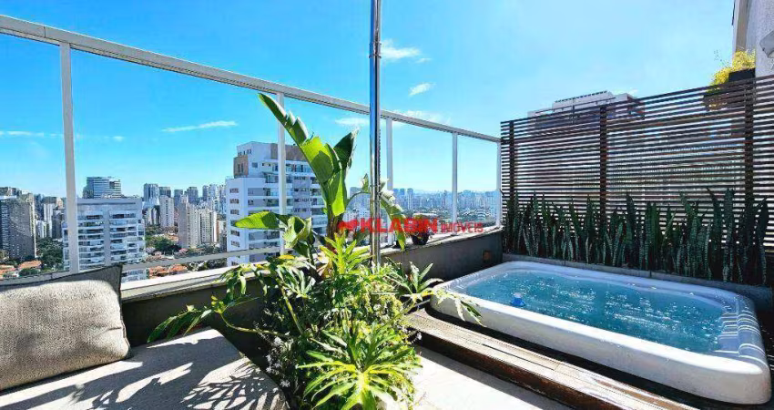 Cobertura à Venda 230 m² / 3 suítes / 3 vagas e 1 depósito - Localizada no Brooklin