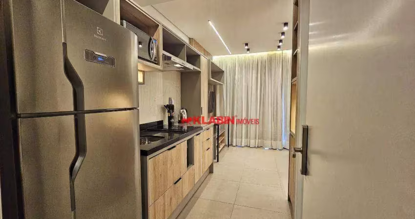 Studio com 1 dormitório para alugar, 28 m² por r$ 3.639,00/mês - vila buarque - são paulo/sp
