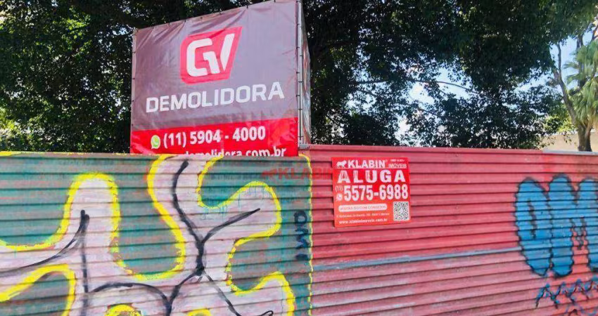 Terreno para alugar, 620 m² por R$ 14.500,00/mês - Vila Mariana - São Paulo/SP