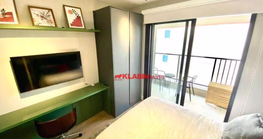 Apartamento com 1 dormitório para alugar, 25 m² por r$ 3.800,00/mês - vila mariana - são paulo/sp