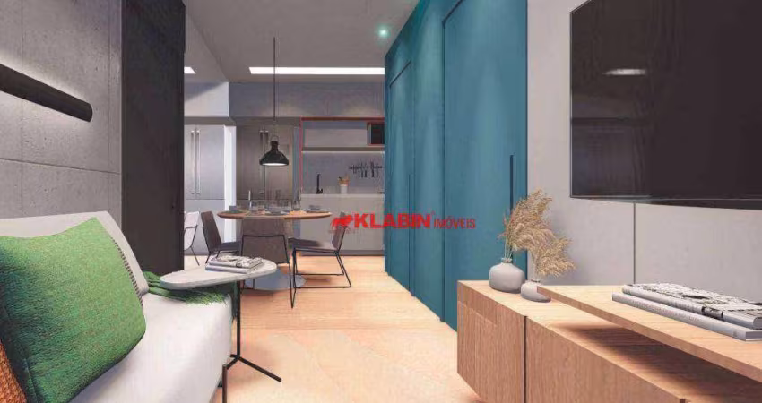 Apartamento de 2 Dormitórios com 38m² de Área Útil com Ótima Localização na Vila Mariana à 500m do Metrô Santa Cruz - Espaço Gourmet no Rooftop
