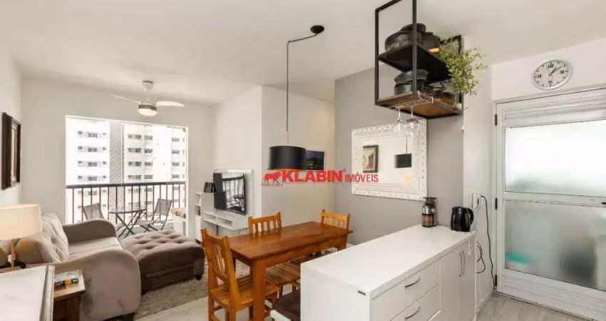 Apartamento com 2 dormitórios à venda, 48 m² por r$ 550.000,00 - vila anastácio - são paulo/sp