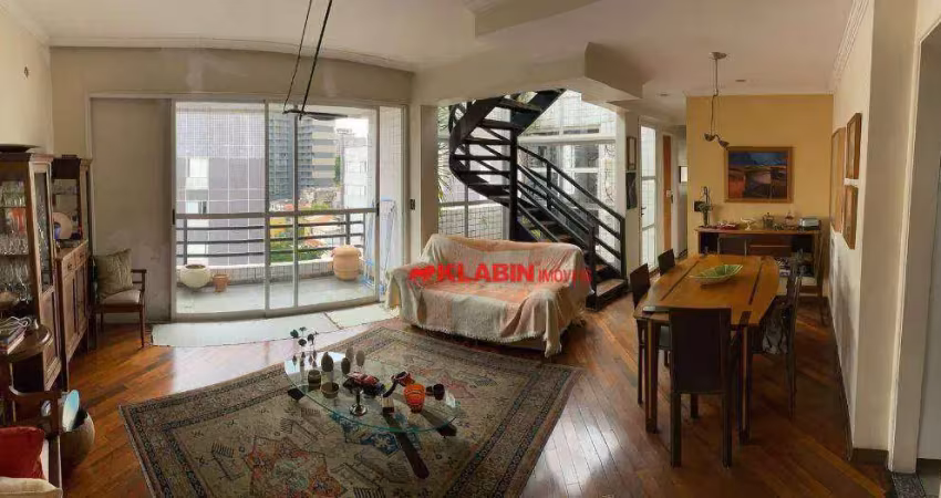 Calmaria em meio a agitação paulistana - cobertura duplex com 176m² de área privativa - 3 dormitórios sendo 2 suítes + escritório - 3 vagas de garagem