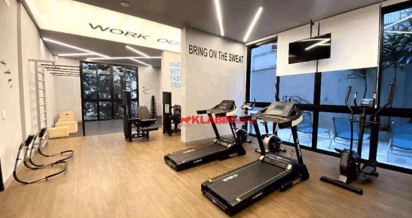 Studio com 1 dormitório à venda, 28 m² por r$ 375.000,00 - chácara inglesa - são paulo/sp
