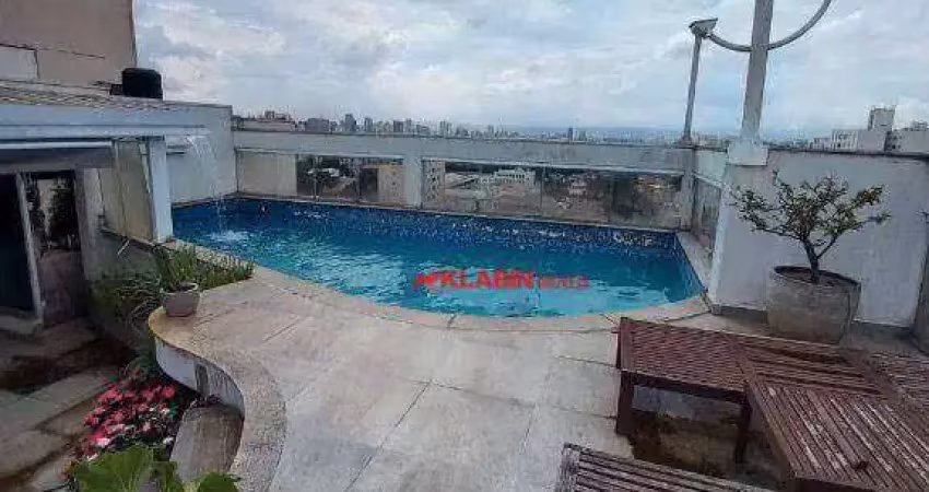 Cobertura com 4 dormitórios à venda, 170 m² por r$ 2.800.000,00 - ipiranga - são paulo/sp