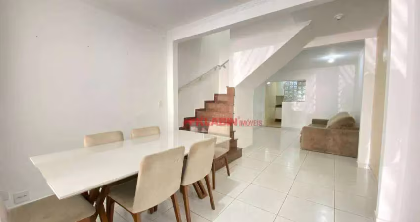 Sobrado de 2 quartos sendo 1 suíte com 1 vaga de garagem com localização espetacular no miolo do ipiranga - churrasqueira - 100m² de área construída