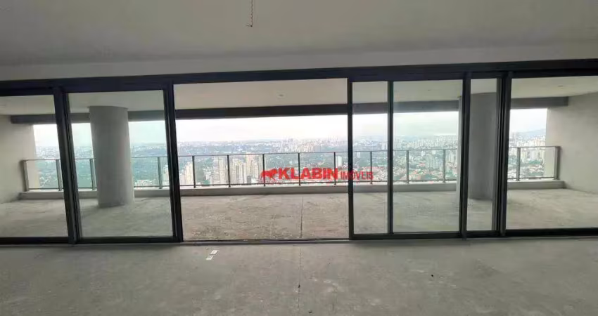 Apartamento de 4 suítes com 275m² de área útil - 4 vagas de garagem - vila madalena em andar alto com vista panorâmica - lazer completo