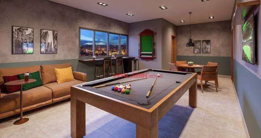 Studio novo andar alto com vista livre e sol da manhã – condomínio completo!
