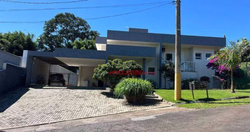 Sobrado com 5 dormitórios à venda, 350 m² por r$ 1.900.000 - condominio parque das garças i - atibaia/sp