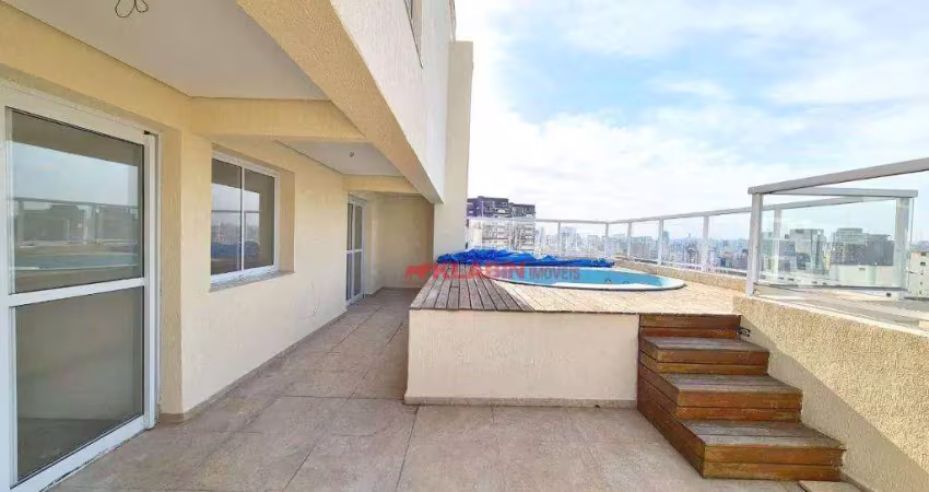 Cobertura com 4 dormitórios à venda, 234 m² por r$ 3.400.000,00 - moema - são paulo/sp