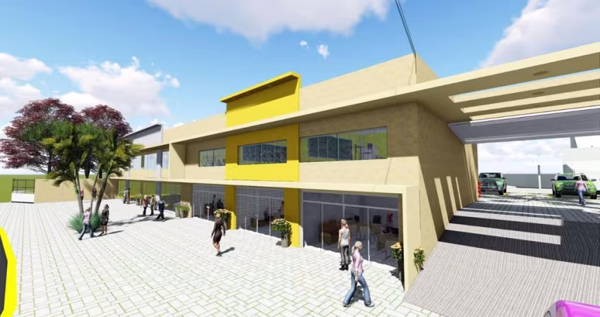 Centro comercial em Pinhais com 70m²