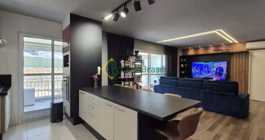 Apartamento mobiliado locação com 4 dorm, 2 suítes, planejados, lazer completo. vila oliveira - mogi das cruzes/sp