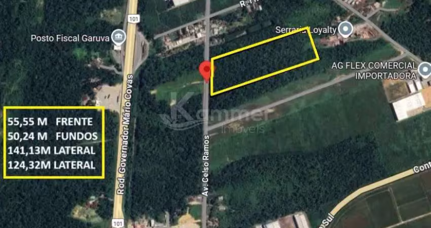 Terreno industrial de 6.774m² para venda garuva-sc, bairro urubuquara: oportunidade imperdível!