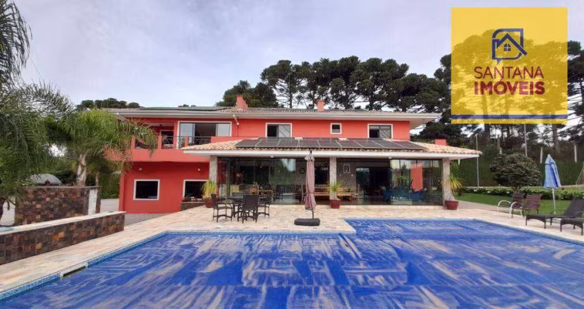 Chácara com 5 dormitórios à venda, 6200 m² por R$ 3.100.000,00 - Fazendinha - Campo Largo/PR