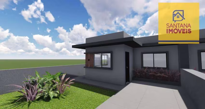 Casa com 3 dormitórios à venda, 56 m² por r$ 349.900,00 - jardim nossa senhora do perpétuo socorro - campo largo/pr