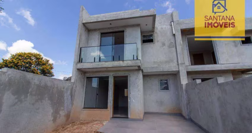 Sobrado com 3 dormitórios à venda, 89 m² por r$ 490.000,00 - conjunto águas claras - campo largo/pr