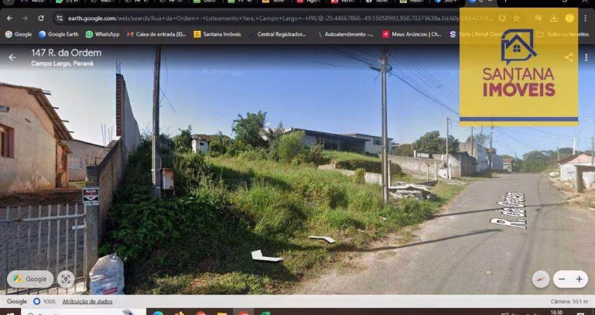 Terreno à venda, 235 m² por R$ 98.000,00 - Jardim Rivabem - Campo Largo/PR