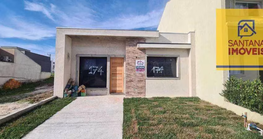 Casa com 3 dormitórios à venda, 64 m² por r$ 350.000 - vila glória - campo largo/pr
