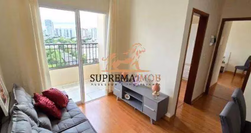 Apartamento mobiliado, 52 m² - venda  ou aluguel -residencial villa sunset