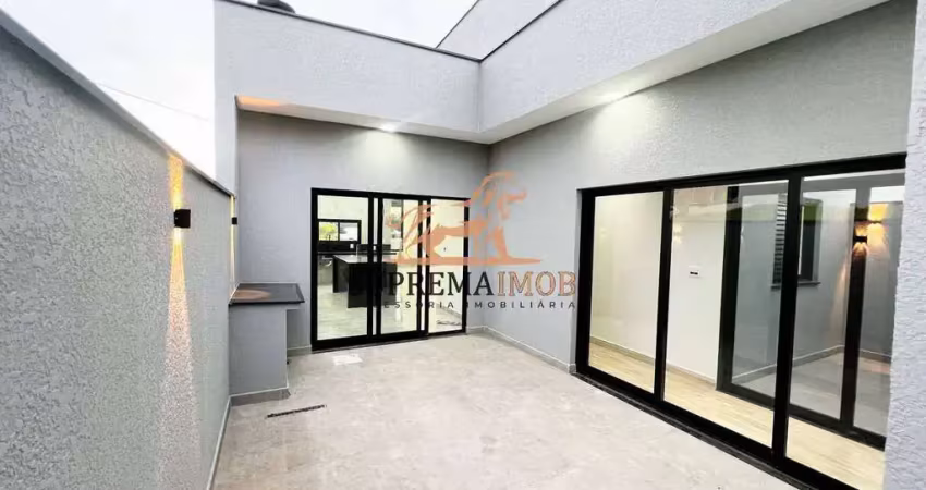 Casa térrea com 3 quartos á venda , condomínio reserva ipanema ii