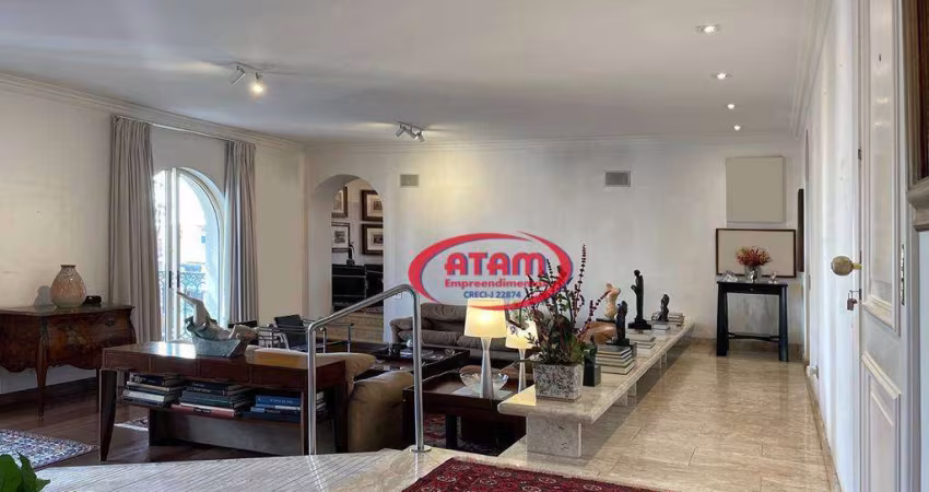 Um por andar - Nobre- Higienópolis- 4 suítes/4 vagas- 320 m² por R$ 3.800.000 - Higienópolis - São Paulo/SP
