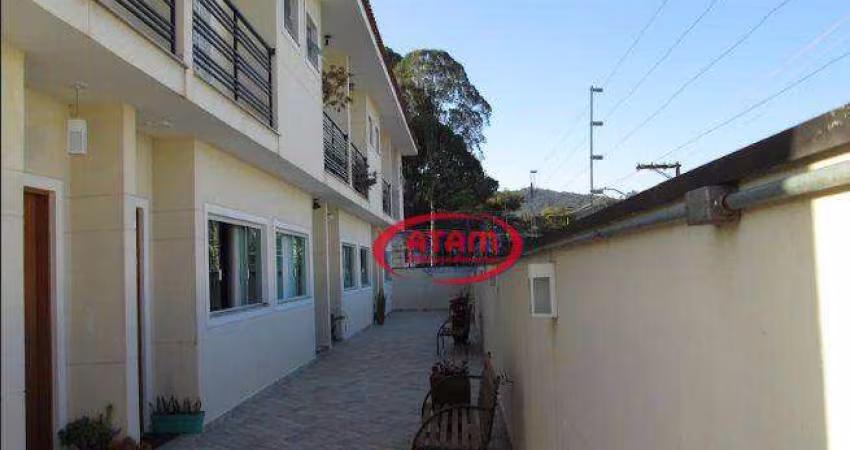 LINDO SOBRADO COND. FECHADO NO HORTO-3 DORM. 1 SUÍTE-2 VAGAS