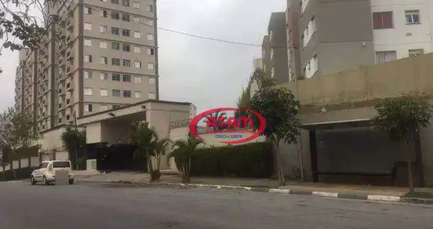 Apto semi novo com ar cond. 2 dorm. 1 vg - 44 m² au