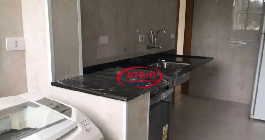 Aptº todo reformado/elevador/ 2 dorms/sala/cozinha com moveis/nã possui garagem